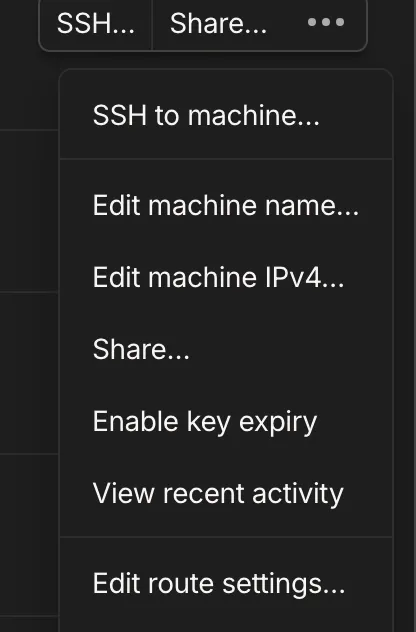 Disabling the Key Expiry for the Tailscale LXC node