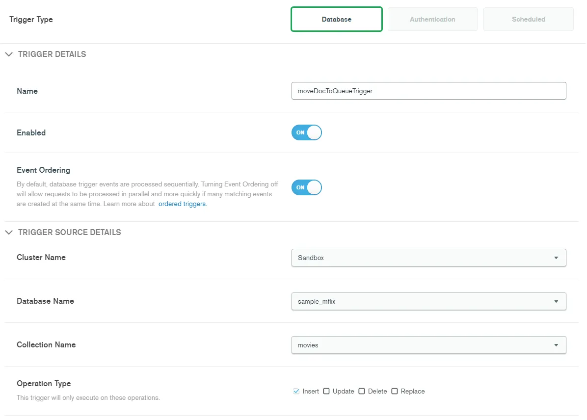 Configuring the Realm Trigger Part 1