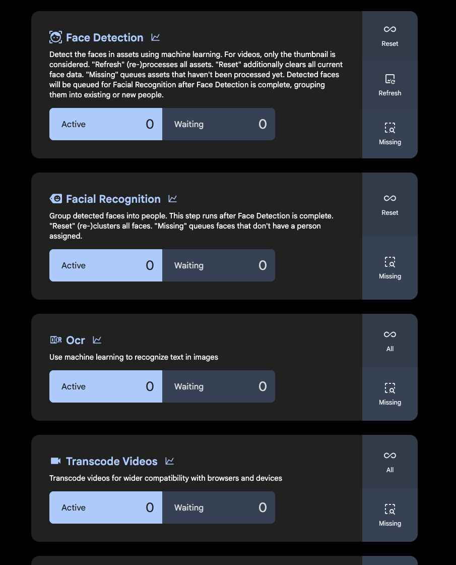 A few of Immich's Jobs 