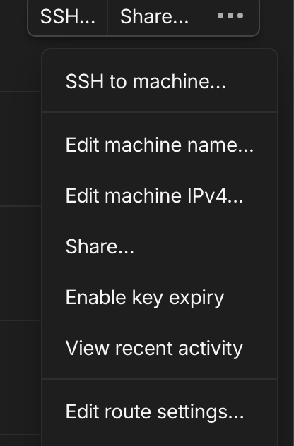 Disabling the Key Expiry for the Tailscale LXC node