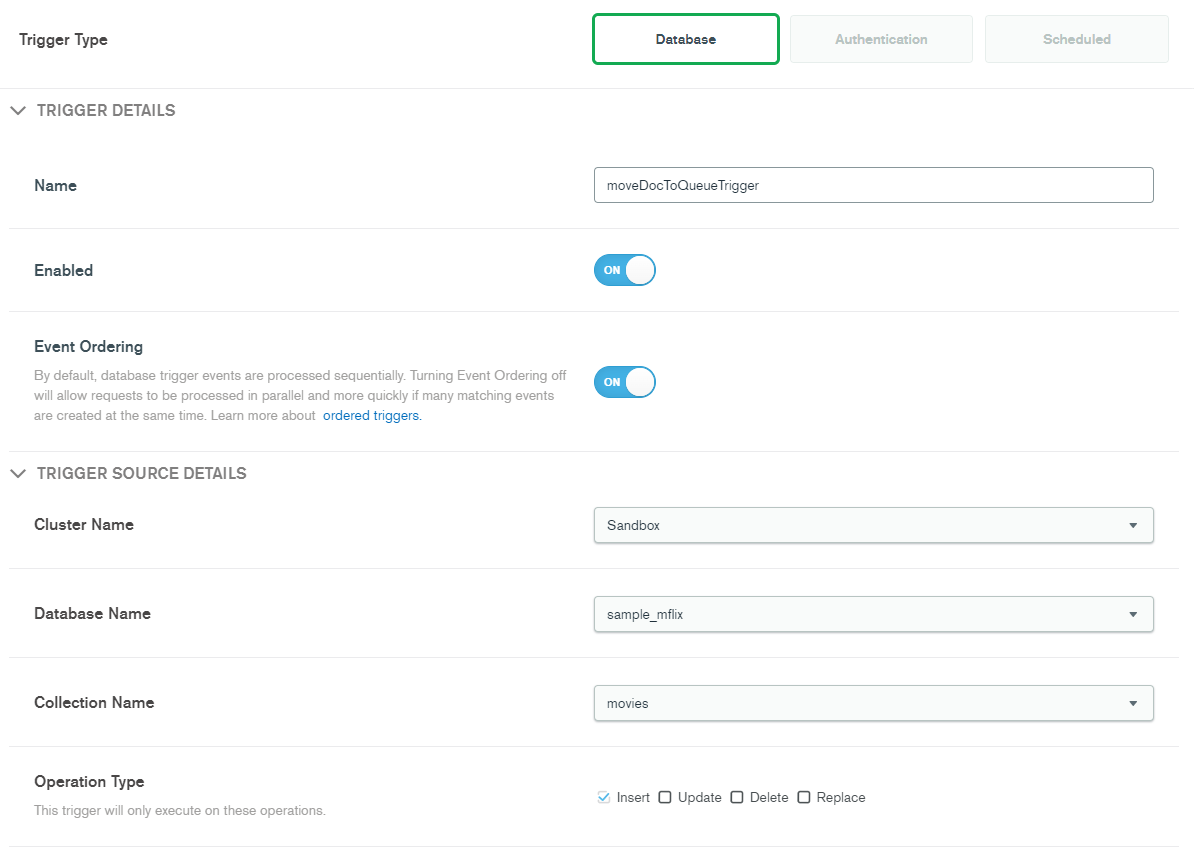 Configuring the Realm Trigger Part 1